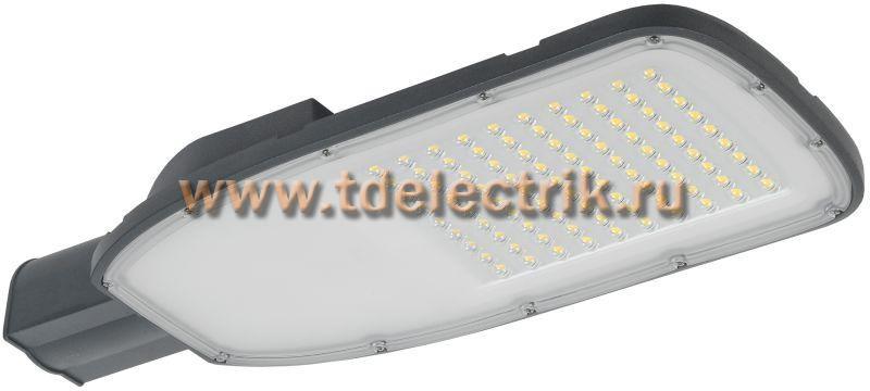 Фотография №1, Светильник LED ДКУ 1004-150Ш 5000К IP65 серый IEK