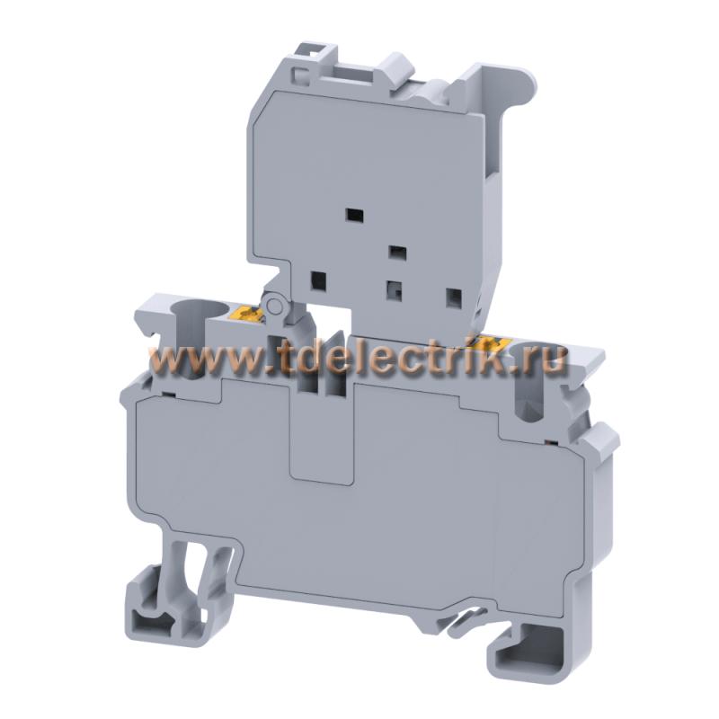 Фотография №1, Клемма для предохранителей push-in OptiClip CPF-4-HESI-(5х20)-10А-(0.2-4) сер. КЭАЗ