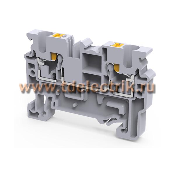 Фотография №1, Клемма проходная push-in OptiClip CP-4-I-32А (0.2-4) сер. КЭАЗ
