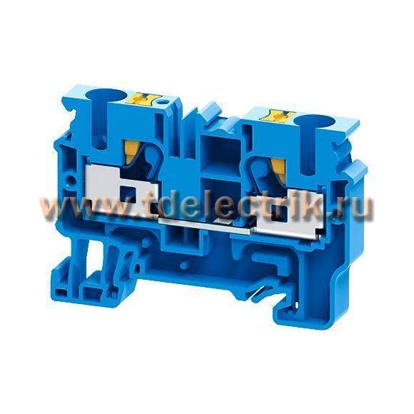 Фотография №1, Клемма проходная push-in OptiClip CP-10-I-BU-57А (0.5-10) син. КЭАЗ