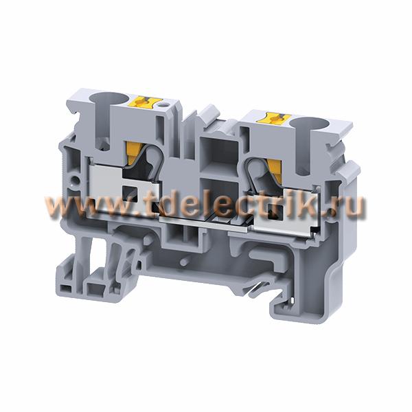 Фотография №1, Клемма проходная push-in OptiClip CP-10-I-57А (0.5-10) сер. КЭАЗ