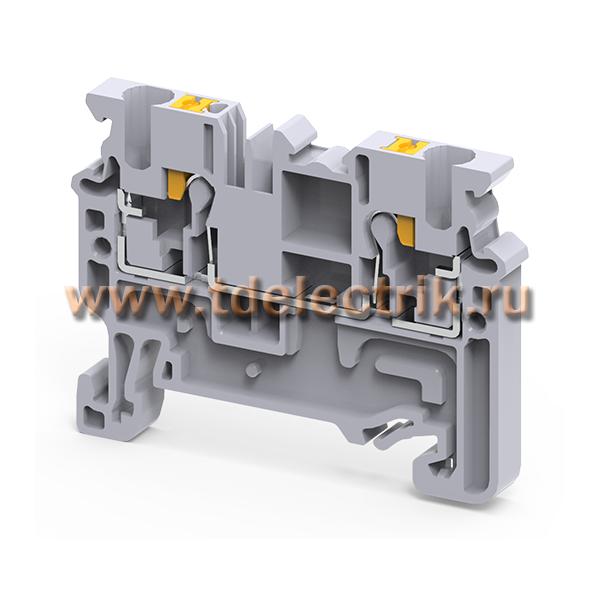 Фотография №1, Клемма проходная push-in OptiClip CP-2.5-I-24А (0.2-2.5) сер. КЭАЗ