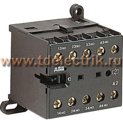 Фотография №1, Миниконтактор K6-40-E -P 3A (400В AC3) катушка 220В AC