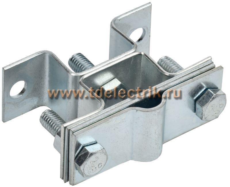 Фотография №1, Держатель пол./пр. 25-40мм/6-8мм оц. сталь IEK