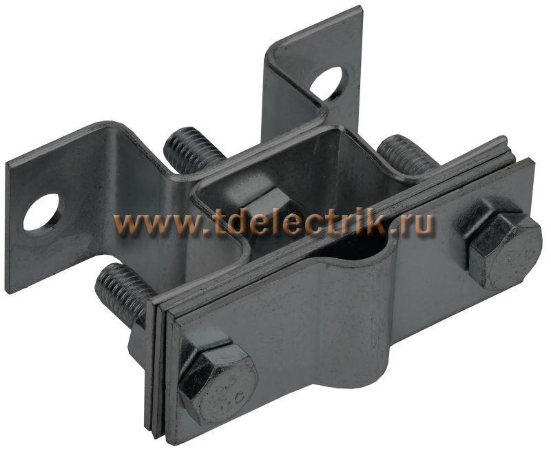 Фотография №1, Держатель пол./пр. 25-40мм/6-8мм оц. сталь TD IEK