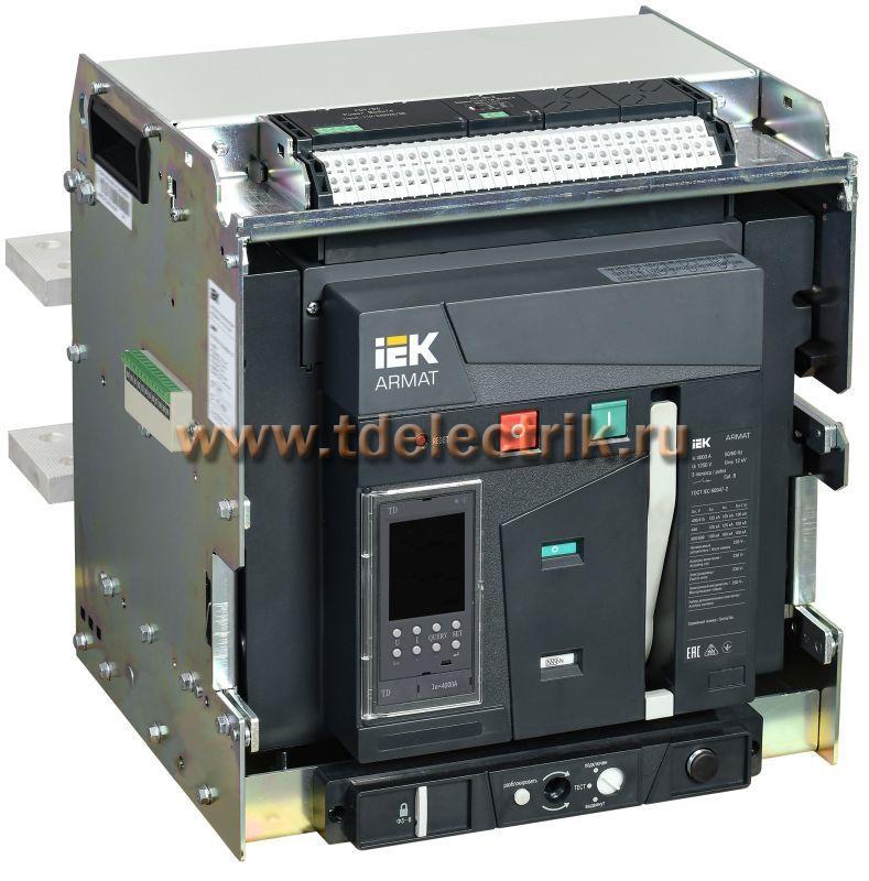 Фотография №1, ARMAT AR-A4V TD40 3P W HR Выключатель автоматический воздушный с акс. IEK
