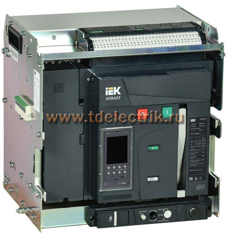 Фотография №1, ARMAT AR-A2S TD12 4P W HR/VR Выключатель автоматический воздушный с акс. IEK