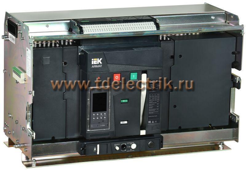 Фотография №1, ARMAT AR-A6V TD63 3P W HR Выключатель автоматический воздушный с акс. IEK