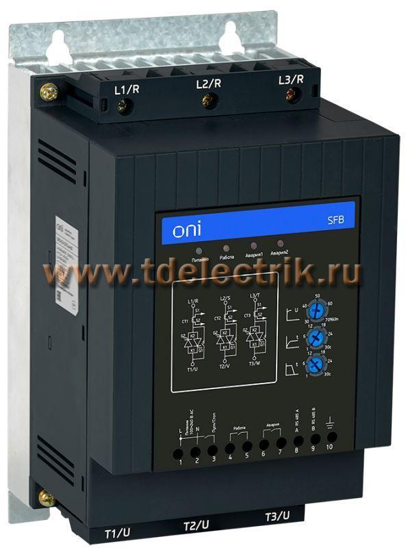 Фотография №1, Устройство плавного пуска SFB 3Ф 380В 45кВт 90А Uупр 110-220В Modbus с выкл. ONI