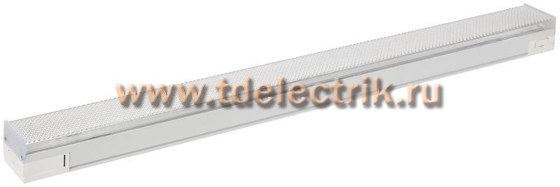 Фотография №1, PRO Светильник LED лин. 1022 60Вт 4000К 1500мм приз.бел. IEK