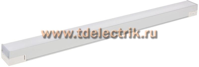 Фотография №1, PRO Светильник LED лин. 1020 36Вт 4000К 900мм опал бел. IEK