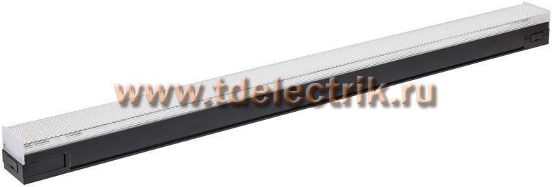 Фотография №1, PRO Светильник LED лин. 1022 36Вт 4000К 900мм приз. чер. IEK