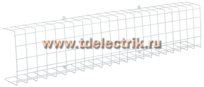 Фотография №1, Решетка защитная для панели LED ДВО 1260х270х95мм белая IEK