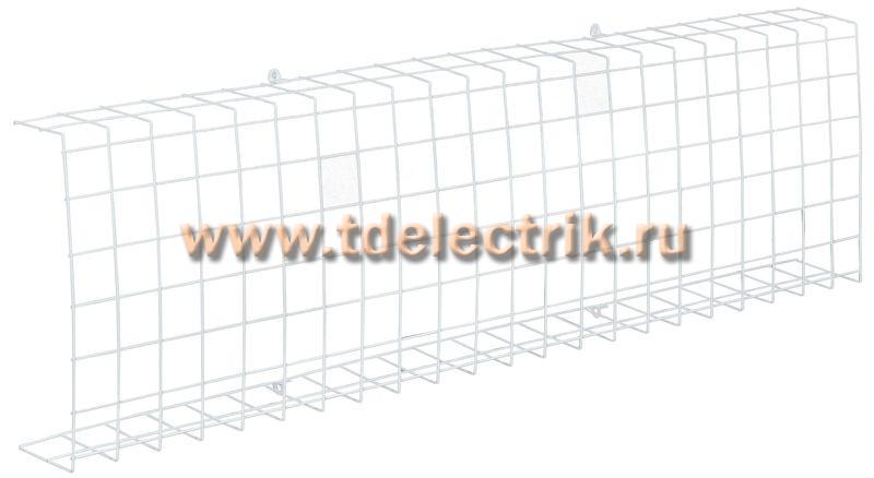 Фотография №1, Решетка защитная для панели LED ДВО 1280х370х95мм белая IEK