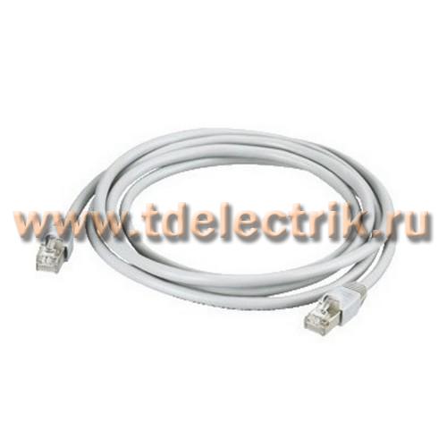 Фотография №1, Патч-корд NTSS PREMIUM 2xRJ45/8P8C, T568B UTP CAT6 PVC 1,5 метра, серый