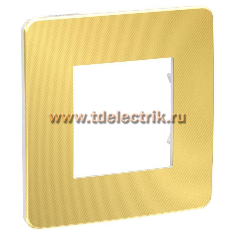 Фотография №1, UNICA STUDIO рамка 1-постовая, ЗОЛОТО/белый