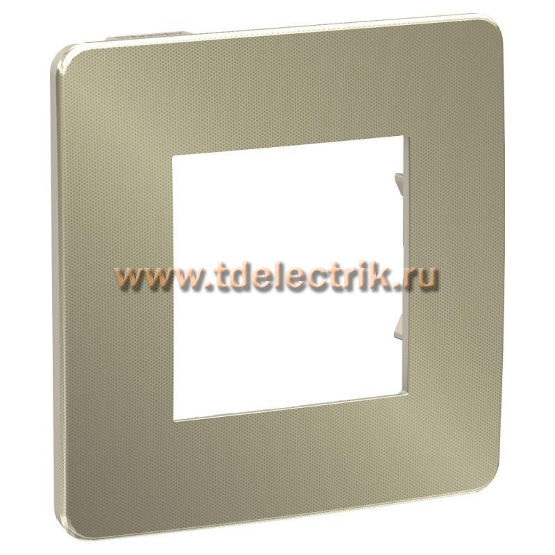 Фотография №1, UNICA STUDIO рамка 1-постовая, БРОНЗА/бежевый