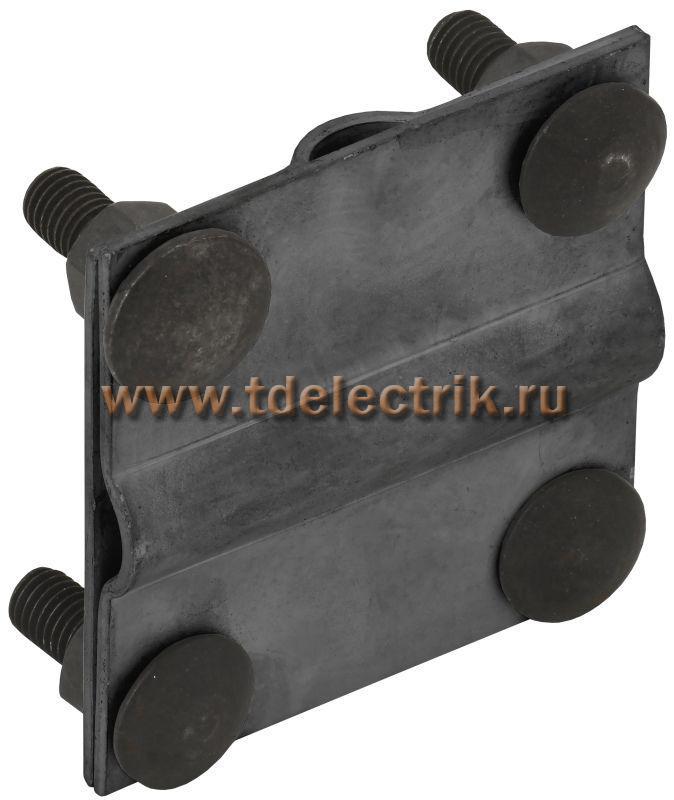 Фотография №1, Зажим крестообразный пол./пр.-пол./пр. 40/12мм оц. сталь TD IEK