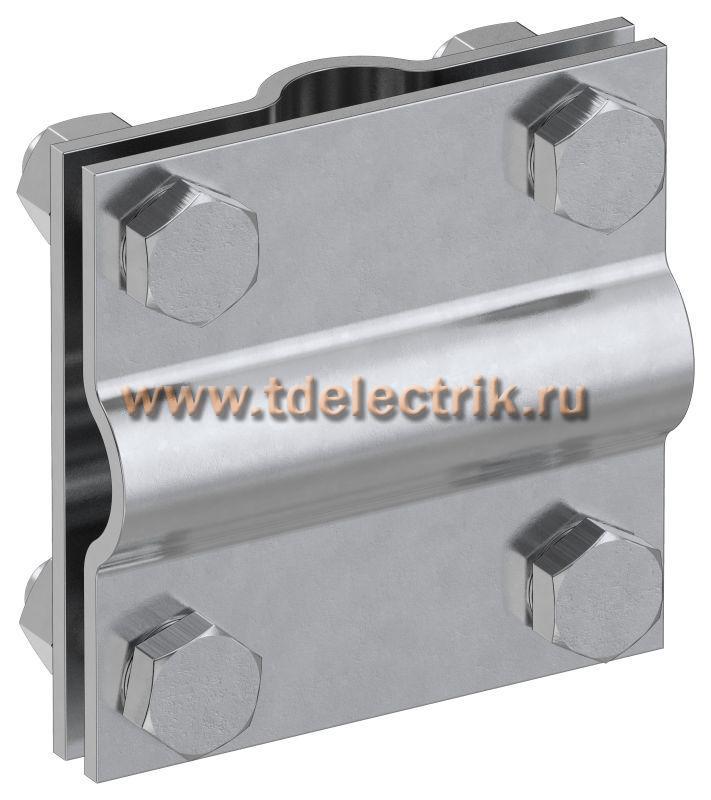 Фотография №1, Зажим крестообразный пол./пр.-пол./пр. 30/8мм оц. сталь HDZ IEK