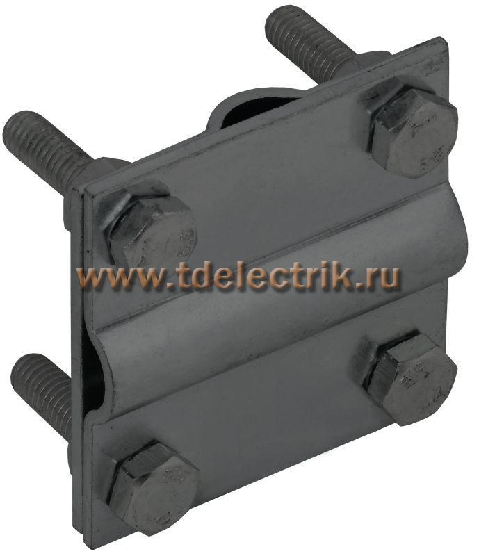Фотография №1, Зажим крестообразный пол./пр.-пол./пр. 30/8мм оц. сталь TD IEK