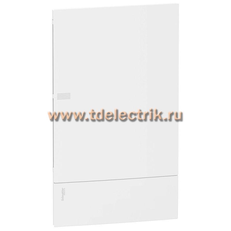 Фотография №1, Бокс Mini Pragma встр.3х12мод. белая дверь IP40