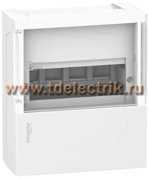 Фотография №1, Бокс Mini Pragma навесн. 1х6 мод. прозрачная дверь, IP40, клеммы