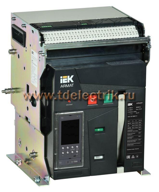 Фотография №1, ARMAT AR-A2N TD12 3P F HR Выключатель автоматический воздушный с акс. IEK
