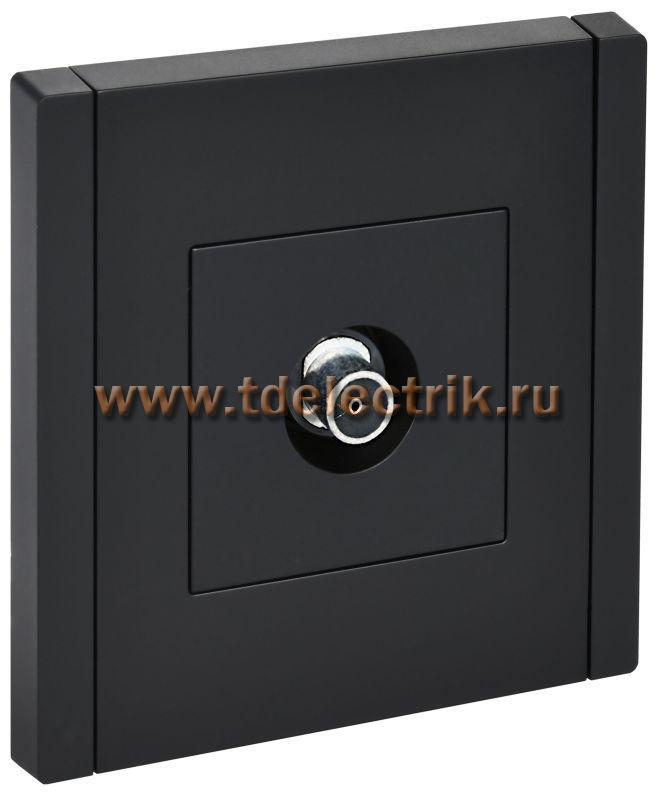 Фотография №1, FORTE&PIANO Розетка TV оконечная FP128 чер. IEK
