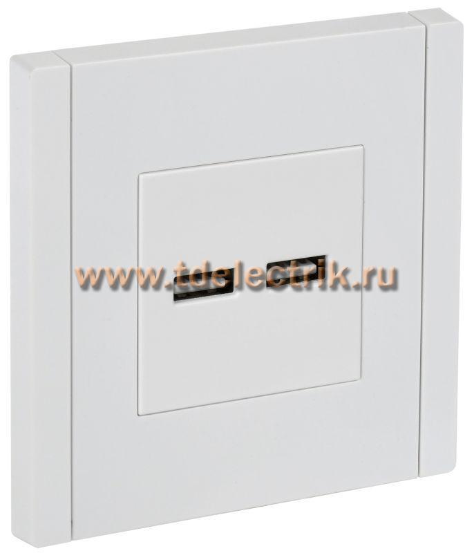 Фотография №1, FORTE&PIANO Розетка USB A+A 3,1А FP249 бел. IEK
