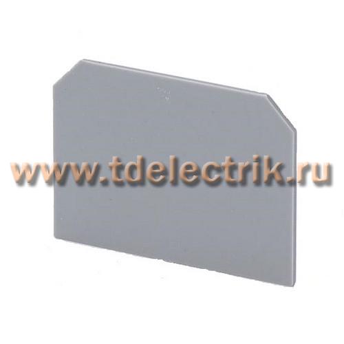 Фотография №1, Торцевой изолятор для M16/12 серый (FEM12)