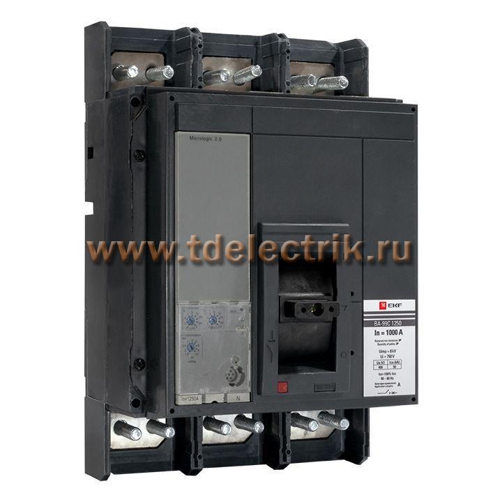 Фотография №1, Выключатель автоматический ВА-99C (Compact NS) 1250/1000А 3P 50кА EKF PROxima