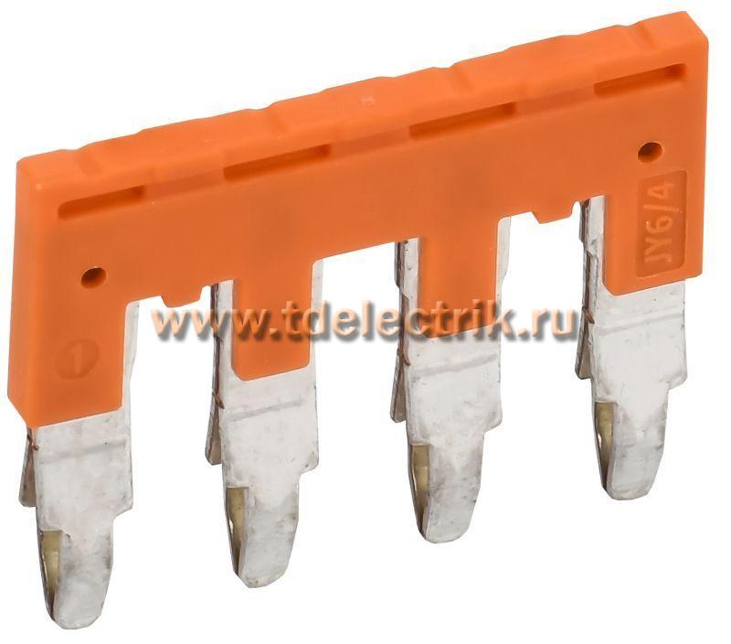 Фотография №1, ARMAFIX Перемычка втычн. для клемм CP/СY/CX 6мм2 4PIN IEK