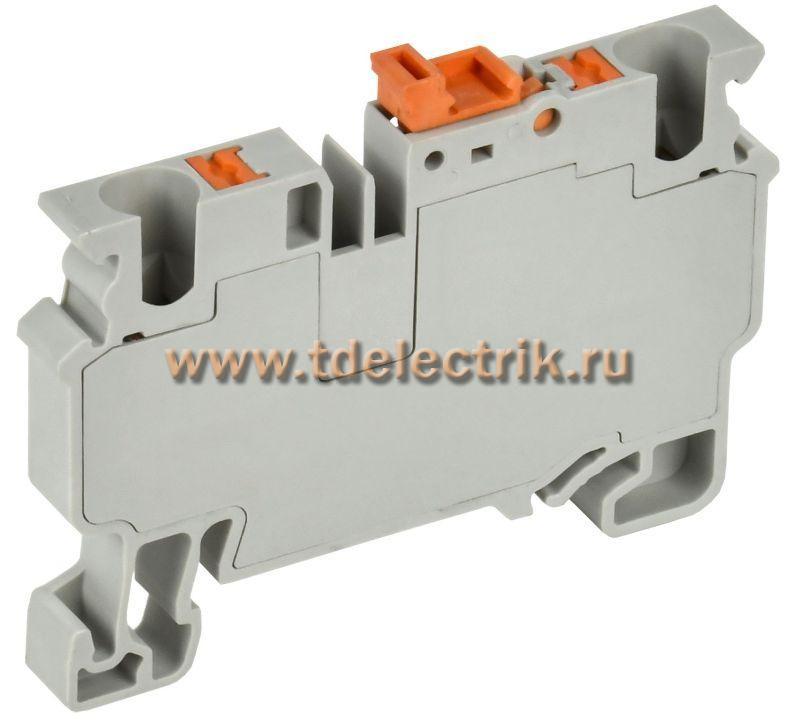 Фотография №1, ARMAFIX Клемма Push-in CP-DT нож. разм. 4мм2 серая IEK