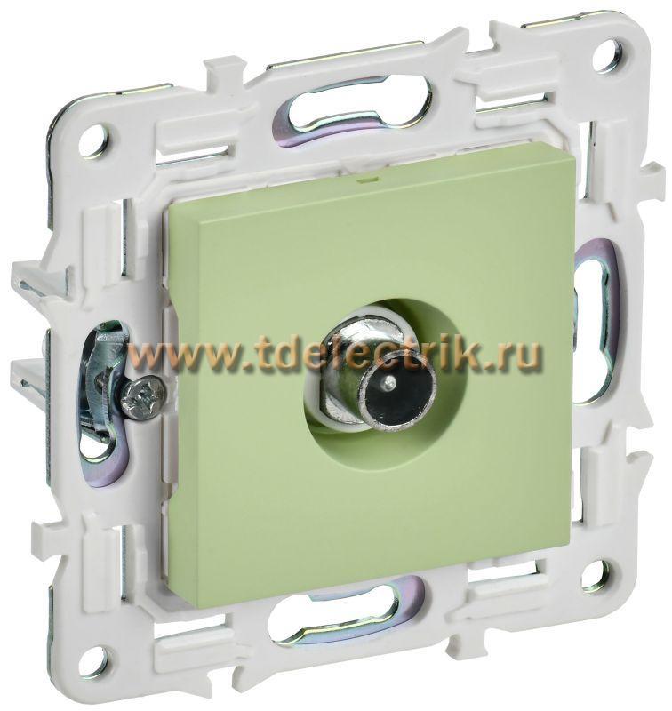 Фотография №1, SKANDY Розетка TV проходная SK-A17M мятн. IEK