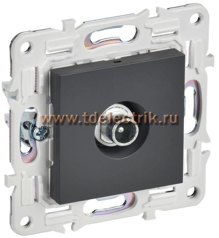 Фотография №1, SKANDY Розетка TV проходная SK-A17T титан IEK
