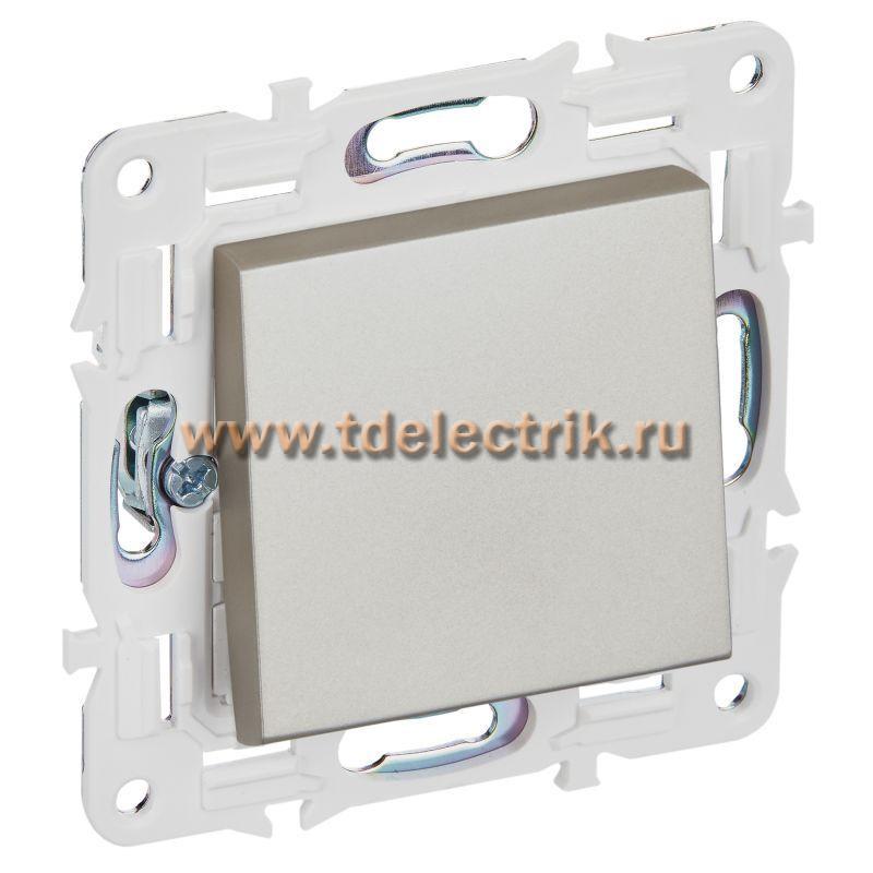 Фотография №1, SKANDY Выключатель 1-кл. перекр. 10А SK-V03Sh шамп. IEK