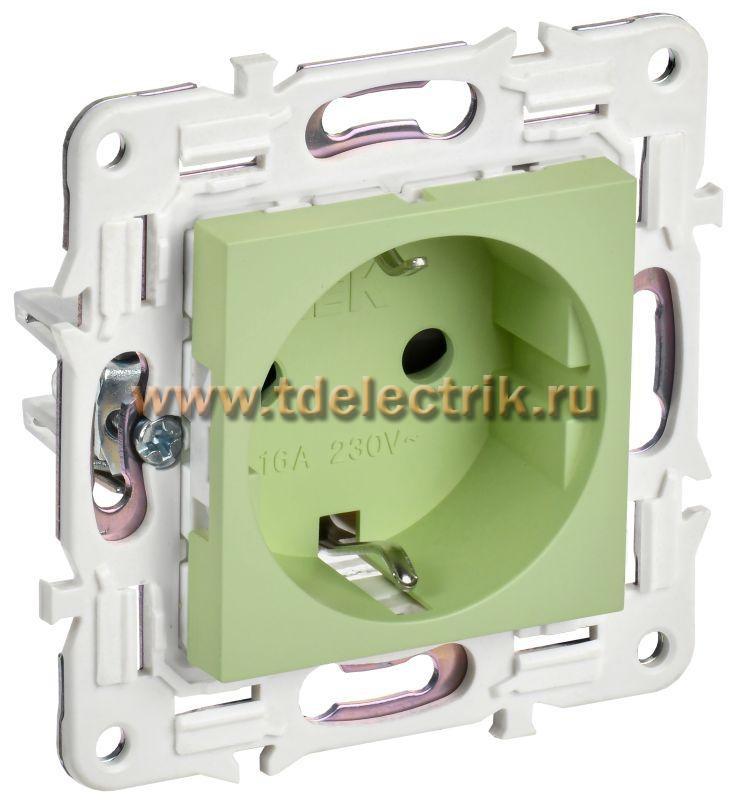 Фотография №1, SKANDY Розетка с з/к/ш 16А SK-R04M мятн. IEK