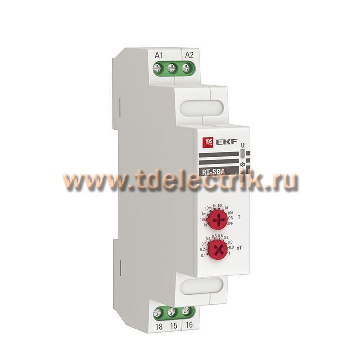 Фотография №1, Реле времени RT-SBA (задержка времени включ.) 12-240В EKF PROxima