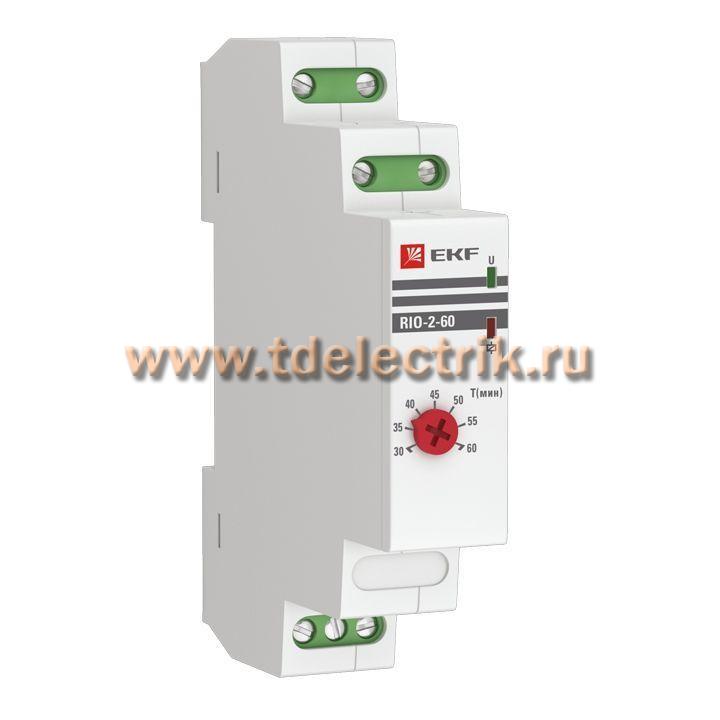 Фотография №1, Импульсное реле с задержкой отключения RIO-2-60 (30-60 мин) EKF PROxima