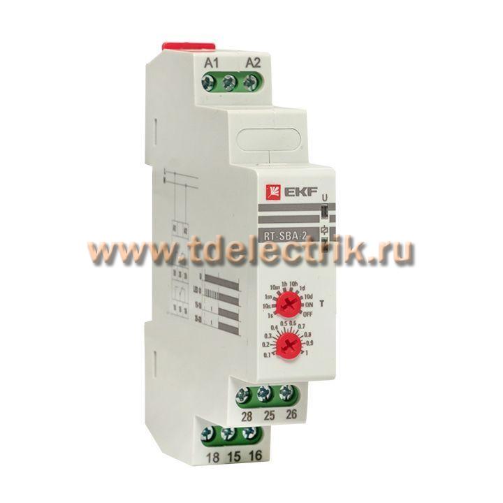 Фотография №1, Реле времени RT-SBA-2 (задержка времени включ.) EKF PROxima