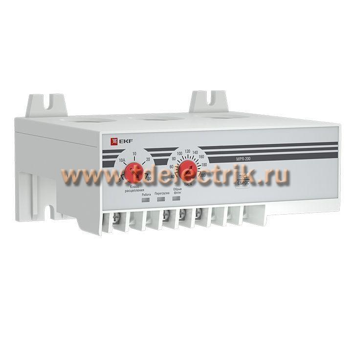 Фотография №1, Реле защиты двигателя MPR 200А EKF PROxima