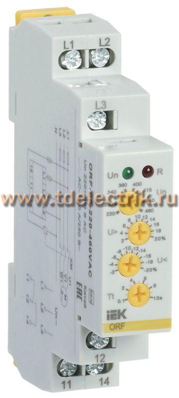 Фотография №1, Реле фаз ORF 05. 3ф 220-460 В AC IEK