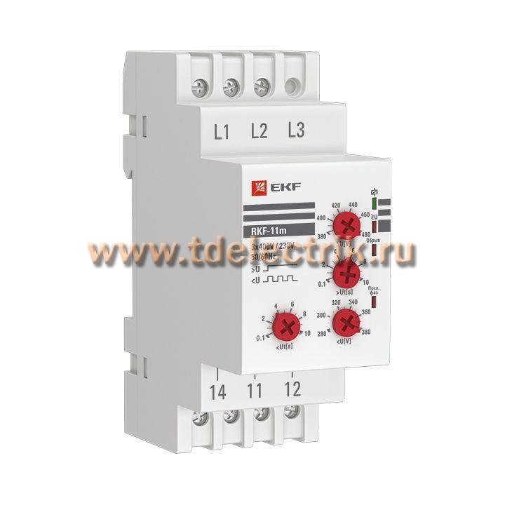 Фотография №1, Реле контроля фаз RKF-11m EKF PROxima