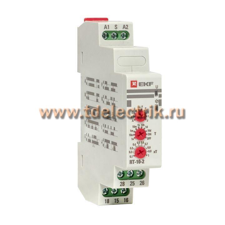Фотография №1, Реле времени (10 устанавл. функц.) RT-10-2 EKF PROxima