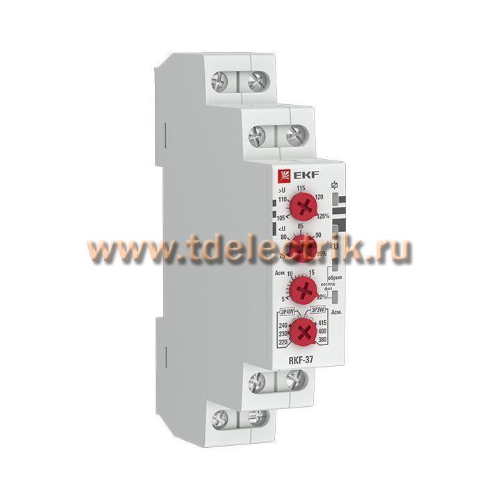 Фотография №1, Реле контроля фаз RKF-37 EKF PROxima
