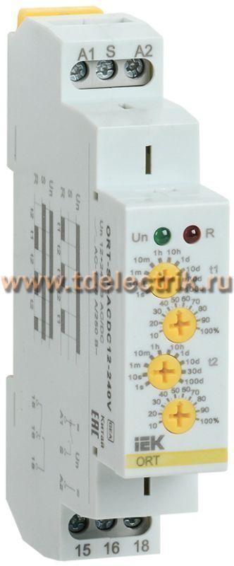 Фотография №1, Реле циклическое ORT. 1 конт. 12-240 В AC/DC IEK