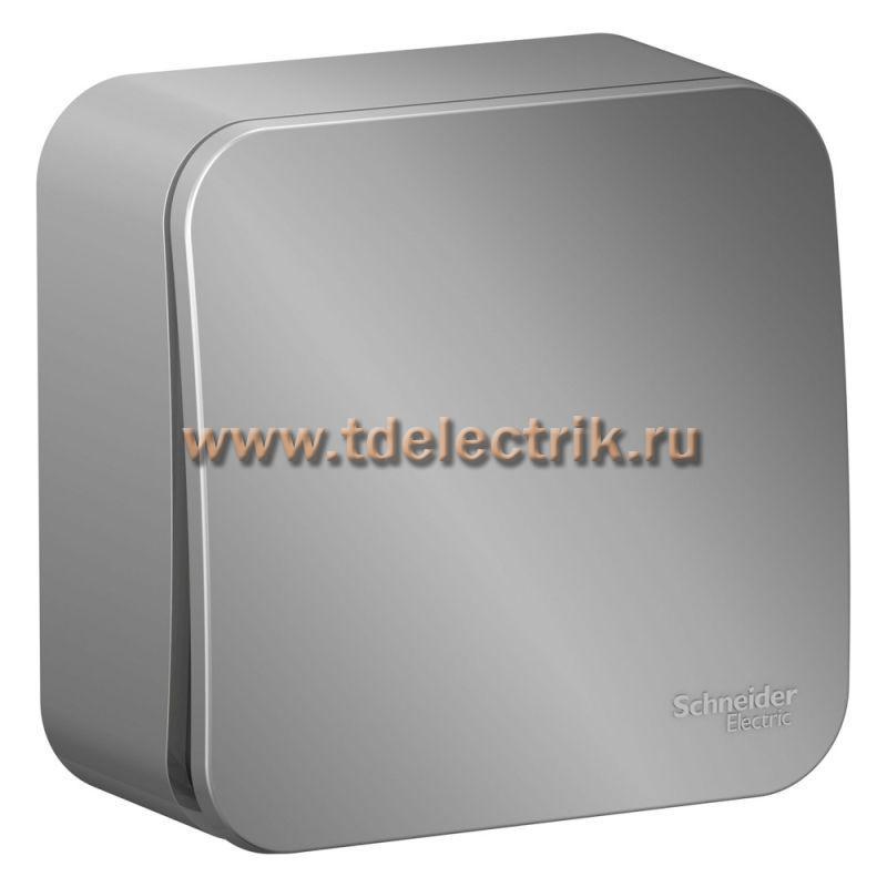 Фотография №1, BLANCA О/У 1-клавишный выключатель (cх.1), 10А, 250B, алюминий