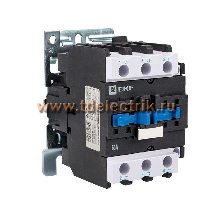 Фотография №1, Пускатель электромагнитный серии ПМЛ-4160М 65А 400В EKF Basic