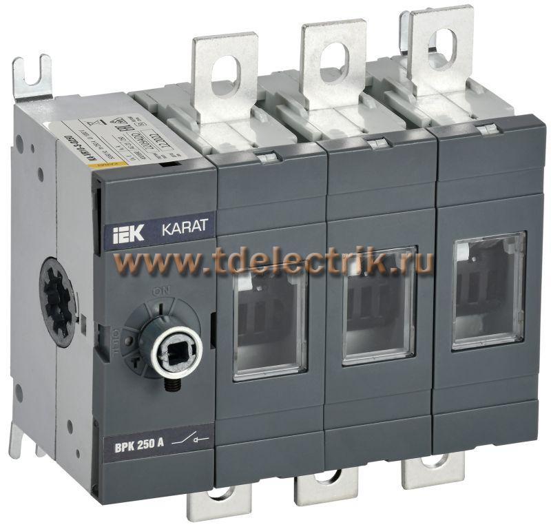 Фотография №1, KARAT Выключатель-разъединитель ВРК без рукоятки 3P 250А IEK