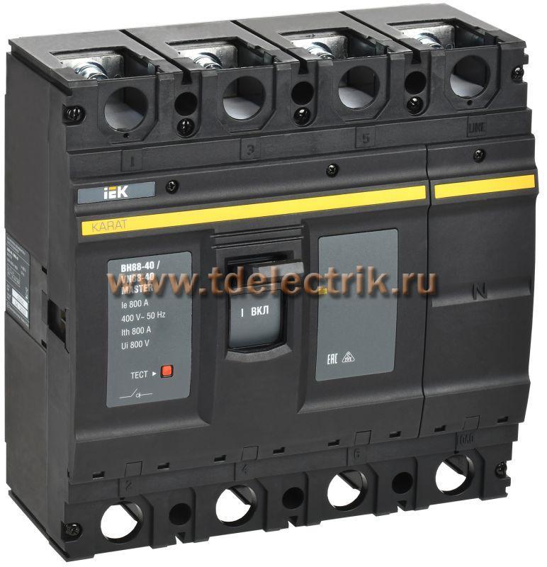 Фотография №1, KARAT MASTER Выключатель-разъединитель ВН88-40 4P 800А IEK